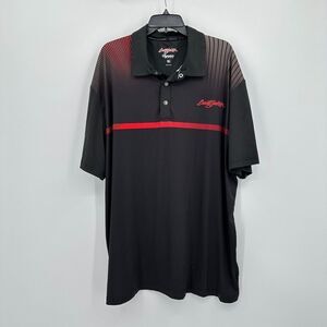 Barrett Jackson Signature Series Polo Shirt Mens 3XL Black‎ Red Car Collector